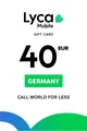 Lyca Mobile 40 EUR Gift Card (Germany) thumb 1