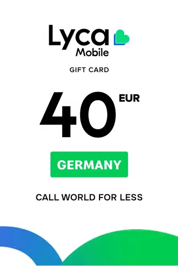 Lyca Mobile 40 EUR Gift Card (Germany) gallery image 1