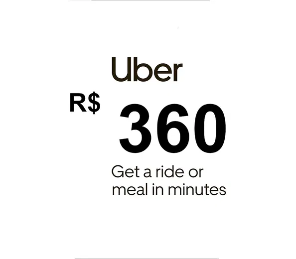 Uber 360 BRL Gift Card (Brazil) gallery image 2