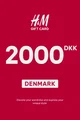 H&M 2000 DKK Gift Card (Denmark) thumb 2
