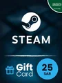 Steam Wallet 25 SAR Gift Card (Saudi Arabia) thumb 2