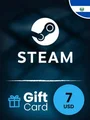 Steam Wallet 7 USD Gift Card (El Salvador) thumb 2
