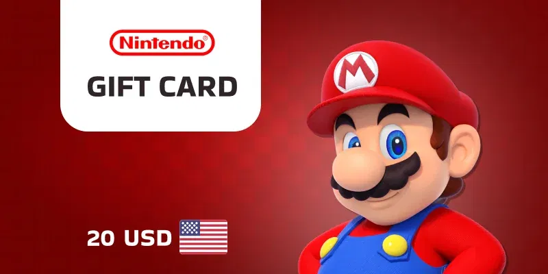 Nintendo eShop 20 USD Gift Card (United States) gallery image 2