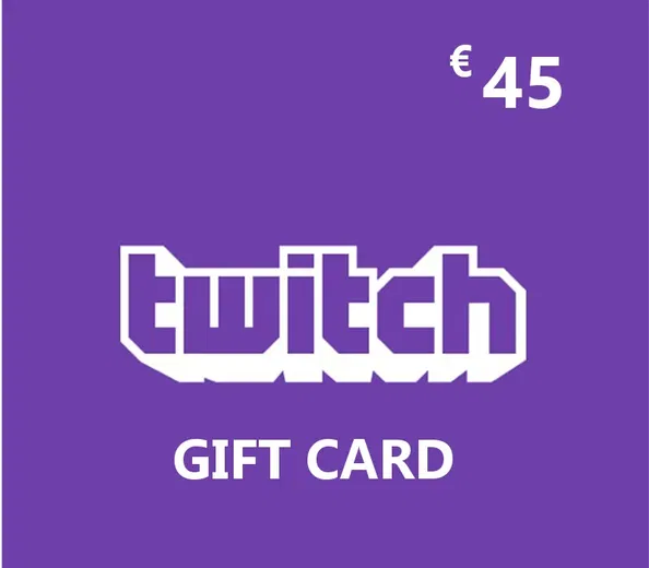 Twitch 45 EUR Gift Card (Global) gallery image 1