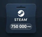 Steam Wallet 750000 VND Gift Card (Global) thumb 2