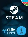 Steam Wallet 3 USD Gift Card (Azerbaijan) thumb 2