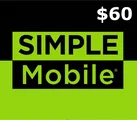 SimpleMobile 60 USD Gift Card (United States) thumb 1