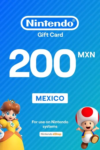 Nintendo eShop 200 MXN Gift Card (Mexico) gallery image 2