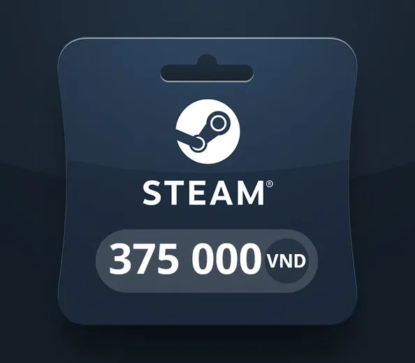 Steam Wallet 375000 VND Gift Card (Global) gallery image 1