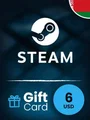 Steam Wallet 6 USD Gift Card (Belarus) thumb 2