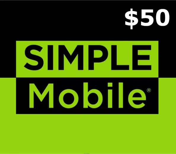 SimpleMobile 50 USD Gift Card (United States) gallery image 1