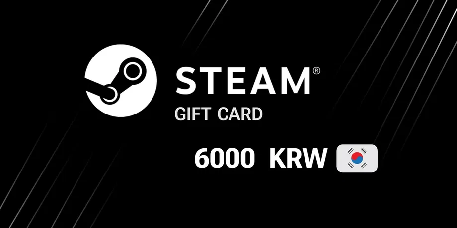 Steam Wallet 6000 KRW Gift Card (Korea) gallery image 2