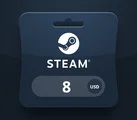 Steam Wallet 8 USD Gift Card (Africa) thumb 2