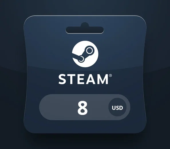 Steam Wallet 8 USD Gift Card (Africa) gallery image 2