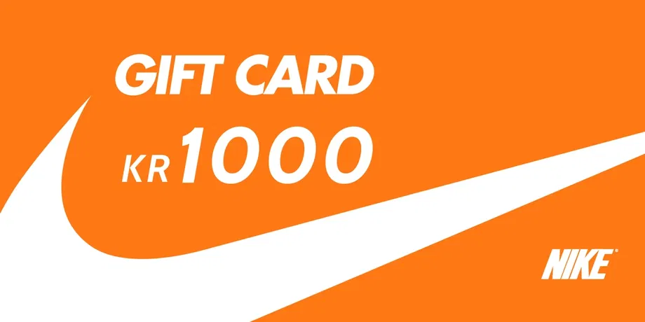 Nike 1000 DKK Gift Card (Denmark) gallery image 2