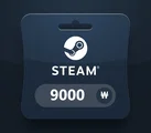 Steam Wallet 9000 KRW Gift Card (Korea) thumb 2