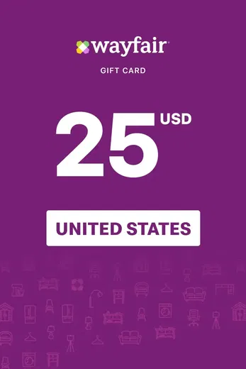 Wayfair 25 USD Gift Card (United States) gallery image 2