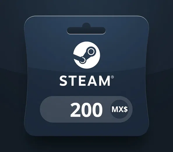 Steam Wallet 200 MXN Gift Card (Global) gallery image 2