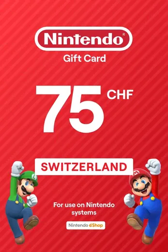 Nintendo eShop 75 CHF Gift Card (Switzerland) gallery image 2