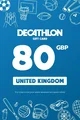 Decathlon 80 GBP Gift Card (United Kingdom) thumb 2