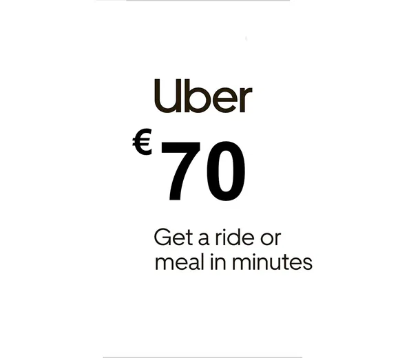 Uber 70 EUR Gift Card (Netherlands) gallery image 2