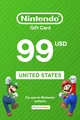 Nintendo eShop 99 USD Gift Card (United States) thumb 2