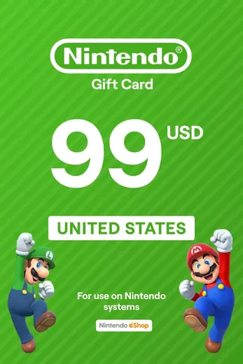 Nintendo eShop 99 USD Gift Card (United States) gallery image 2