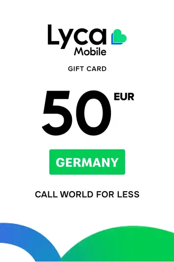 Lyca Mobile 50 EUR Gift Card (Germany)