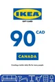 IKEA 90 CAD Gift Card (Canada) thumb 2