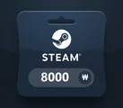 Steam Wallet 8000 KRW Gift Card (Korea) thumb 2