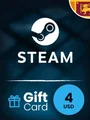 Steam Wallet 4 USD Gift Card (Sri Lanka) thumb 2