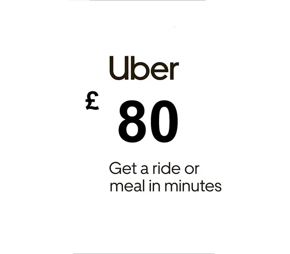Uber 80 GBP Gift Card (United Kingdom) gallery image 2