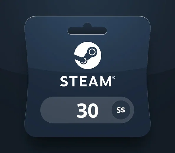 Steam Wallet 30 SGD Gift Card (Asia) gallery image 2