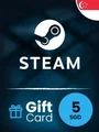 Steam Wallet 5 SGD Gift Card (Singapore) thumb 2
