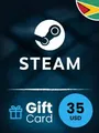 Steam Wallet 35 USD Gift Card (Guyana) thumb 2