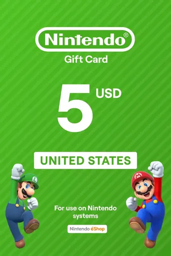 Nintendo eShop 5 USD Gift Card (United States) gallery image 2