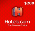 Hotels.com 200 USD Gift Card (United States) thumb 2