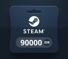 Steam Wallet 90000 IDR Gift Card (Global) thumb 2