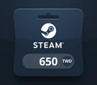 Steam Wallet 650 TWD Gift Card (Global) thumb 2