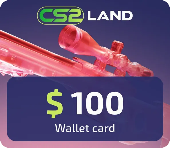 CS2Land 100 USD Gift Card (Global) gallery image 1