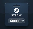 Steam Wallet 60000 IDR Gift Card (Global) thumb 2