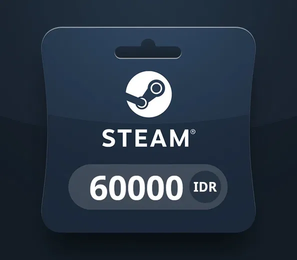 Steam Wallet 60000 IDR Gift Card (Global) gallery image 2