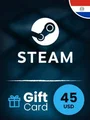 Steam Wallet 45 USD Gift Card (Paraguay) thumb 2