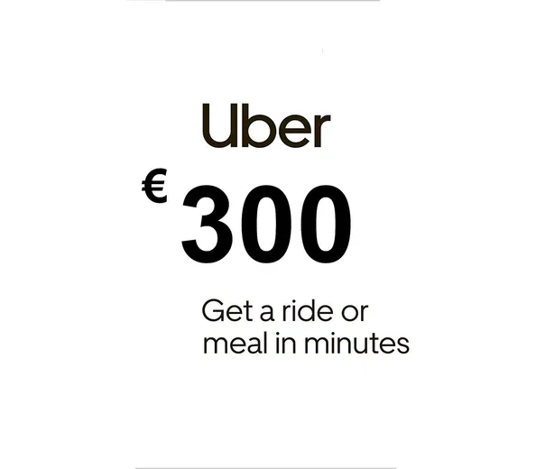 Uber 300 EUR Gift Card (Italy) gallery image 2
