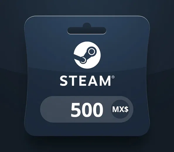 Steam Wallet 500 MXN Gift Card (Global) gallery image 2