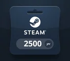 Steam Wallet 2500 JPY Gift Card (Asia) thumb 2