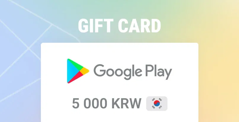 Google Play 5000 KRW Gift Card (Korea) gallery image 2