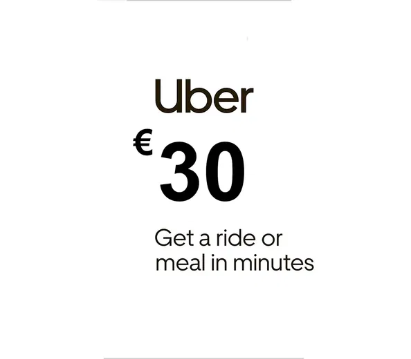 Uber 30 EUR Gift Card (Netherlands) gallery image 2