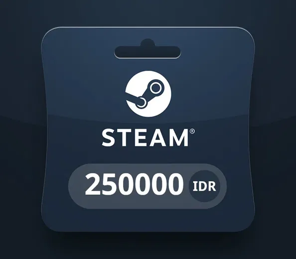 Steam Wallet 250000 IDR Gift Card (Global) gallery image 2