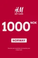 H&M 1000 NOK Gift Card (Norway) thumb 2